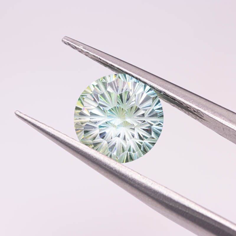 Blue Green Mixed Color Firework Cut Cubic Zirconia best